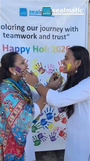 “Our Team, Our Colors” Happy Holi 2026 #holi #colors #celebration #sealmatic #trendingshorts