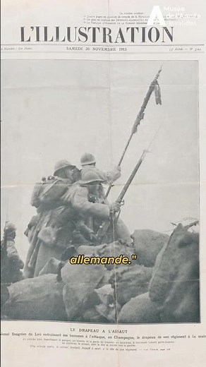 [#11novembre] Comment le drapeau du 65e d'infanterie fut sauvé en 1915 par un simple soldat !