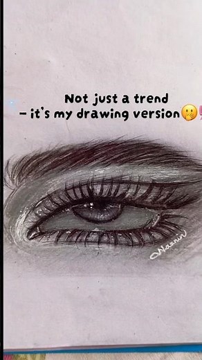 Eye Trend but Artist Version 👁🎨 | Realistic Eye Sketch | Viral Đú Trend Drawing #dutrend #sketch