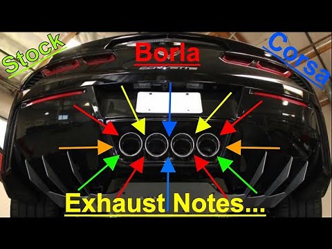 C7 Chevy CORVETTE Stock Exhaust VS Aftermarket Corsa Exhaust Comparison WHICH IS BETTER?