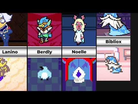 Deltarune - Sprite Comparison