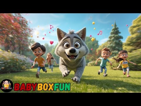 Kids Run Away Game 🏃‍♂️ | Wolf Song Fun