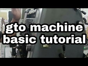 gto machine basic part tutorial for begginer