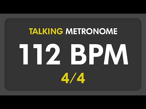 112 BPM - Talking Metronome (4/4)