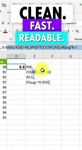 Stop Writing Long Formulas! Excel’s LET() Function Changes Everything