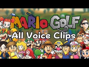 Mario Golf 64 - All Character Voices