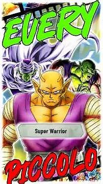 Ranking EVERY Super Warrior Piccolo Unit from WORST to BEST