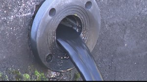 13 Investigates: Black sludge pouring into water near Fall Creek
