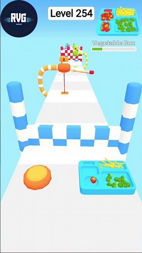 lunch box Run game level 254 amazing level #gaming #trending