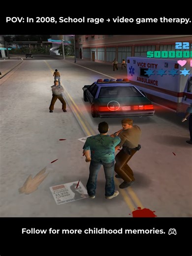 School rage → video game therapy. #gta #gtav #gtasanandreas #retrogaming #rockstargames #retrogames