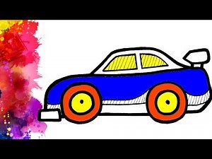 Як Намалювати Машину 🚗 Намалювати малюнок Машину🎨 Малювання для дітей