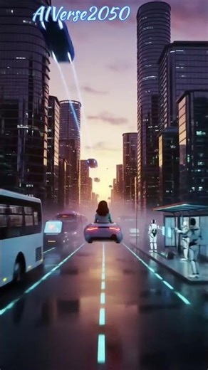 “Future Dhaka 2050 – Flying Cars & Robot Buses | Smart City Revolution!