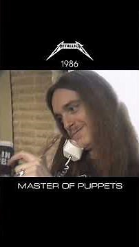 Metallica with Cliff Burton - Rare 1986 Master of Puppets Era Footage Before Tragedy