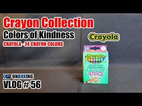 Colors of Kindness 24 Crayon Colors | Crayola | Unboxing