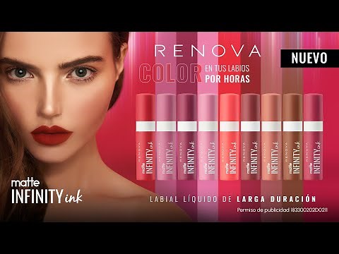 Labiales Matte Infinity Ink de RENOVA