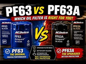PF63 vs PF63A — Which Oil Filter Should You Use? | 2025–2026 Yukon Denali Ultimate Oil Change #diy