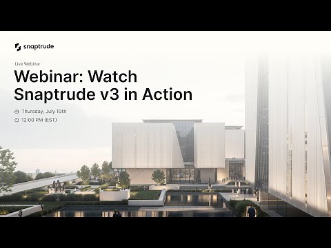 Webinar | Watch Snaptrude v3 in Action | Early Design to BIM Demo