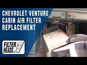 How to Replace Cabin Air Filter 1998 Chevrolet Venture | AQ1010C