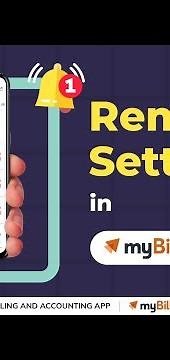 How do reminders work in MyBillBook app| GST Billing & Stock Management App