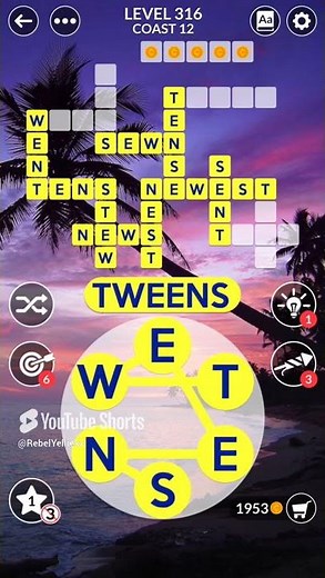Wordscapes Tropic Coast Level 12
