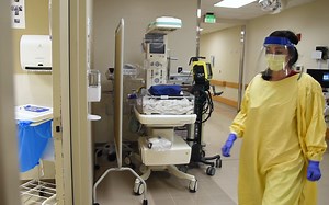 Autumn Bowman is a nurse in Methodist Hospital's emergency department. Nobody has a better understanding of how the current state of the pandemic is affecting team members and patients. "With this high volume of patients... there are times where we can be holding 40 patients [in the emergency department] who are waiting for [inpatient] rooms upstairs which then takes away beds to new patients who present to the emergency department which then backs up into the waiting room." | IU Health