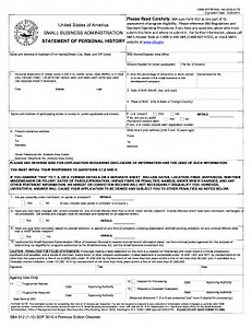2010 Form SBA 912 Fill Online, Printable, Fillable, Blank - pdfFiller