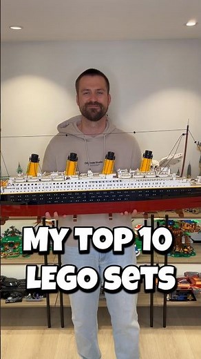 MY TOP 10 FAVORITE LEGO SETS! 🔥 #lego #afol #legostarwars #lordoftherings #titanic #disney #fyp