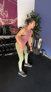 Coaching tips for DB snatch: - DB parallel to feet, feet under shoulders - grab DB at DB head furthest away from you - hinge at hips & knees, flat back - push floor away, jump & extend hips - shrug shoulder, elbow follows, punch DB to sky - pull yourself under receiving in power position - transition DB at eye level (or on floor) Think core to extremity, extending hips & transferring momentum to shoulders then arms. What’s your favorite DB movement? #fitness #fitnesscoach #fitnessmotivation #wor