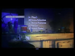 Pinocchio 70th Anniversary Edition 2009 DVD Menu Disc 1 DVD📀📺TV VIZIO📺