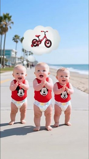 Triplets’ Seaside Path Prank: Kindness Wins in the End 🌊✨