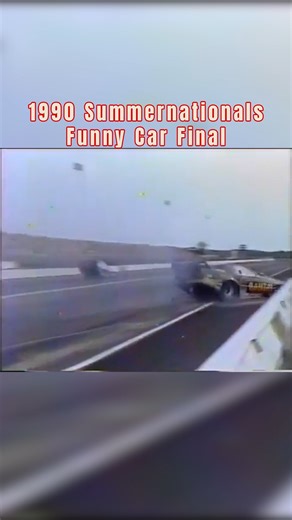 20K views · 495 reactions | Going back to a scary moment at the 1990 Summernationals and the Final of Funny Car between Johnn y West and Chuck Etchells. West would get into his own fluid and hit the wall and his throttle would stick and he would go off the top end as the car picked up speed down the track. | Vintage Drag Racing Shirts | Facebook
