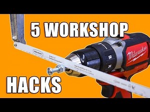 5 Quick Workshop Life Hacks Part 2 - Woodworking Tips and Tricks