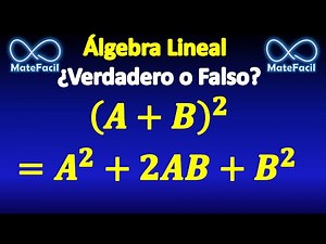 Square binomial with matrices