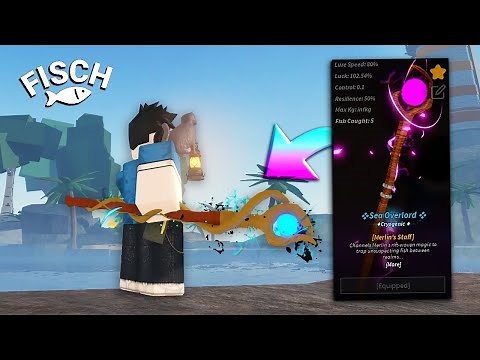 How to get MERLIN'S STAFF ROD in Fisch! (Really EASY GUIDE)