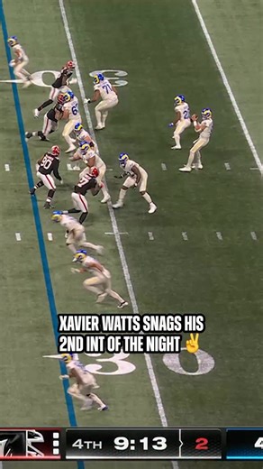 jumped the route to perfection oh my LARvsATL on ESPN/ABC Stream on #NFLPlus and ESPN App | NFL