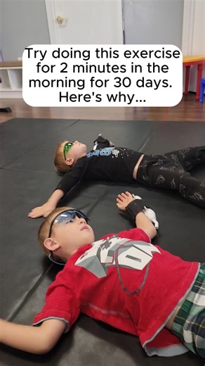 Bright Minds Neurodevelopment | It might look simple, but... This movement is called the Snow Angel Exercise, and it’s designed to help rewire the brain by calming the... | Instagram
