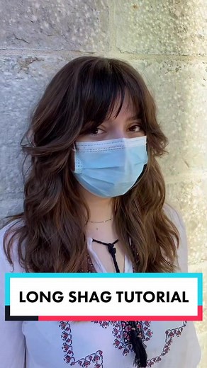 Long Shag Haircut Tutorial: Edgy Hairstyle with Curtain Bangs