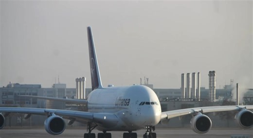 The King of the Sky takes Off from munich to San Francisco #aviation #mucairport #airbus #lufthansaairline #airline