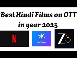 Top Hindi OTT Releases 2025 | Netflix • Jio • Hotstar • ZEE5
