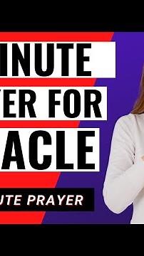 🙏 ONE MINUTE PRAYER 🙏 Do Not SKIP This Powerful Miracle Prayer