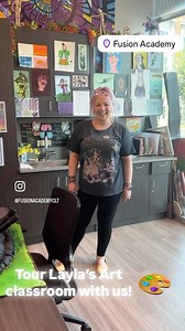 @fusionacademyclt ART STUDIO TOUR! Drawing, Photography, Forensics, Painting, Studio Art 1&2, are just some of your MANY Art course options at Fusion Academy! Thanks for showing off your awesome space, Layla! #fusionacademy | Fusion Academy | Facebook