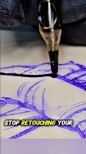 Stop Retouching! How to Get Solid Tattoo Lines Without Skin Trauma #tattootips #tattoolineworkr