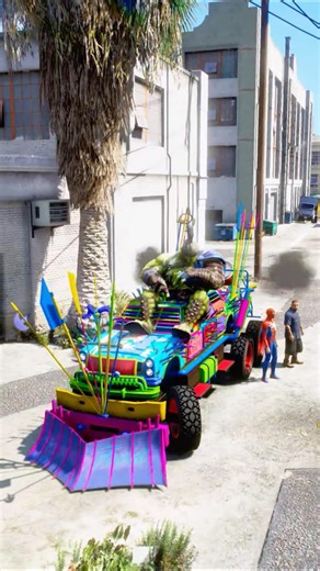 GTA V : IRON MAN MODIFY HULK MONSTER TRUCK IN GTA 5 ! #shorts​ #viral​ #gta​ #gta5