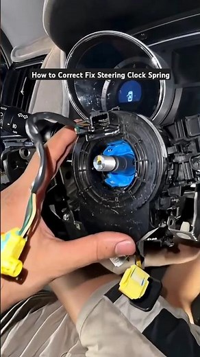 Fix Your STEERING Problem With A Correct Clock Spring Repair