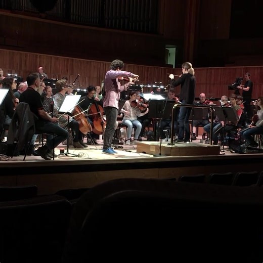 I’m so excited to perform the Sibelius concerto tonight at London’s Royal Festival Hall with the London Philharmonic Orchestra and Karina Canellakis! here’s a short clip from rehearsal. Our second performance will be tomorrow in Brighton, at the Brighton Dome. | Augustin Hadelich