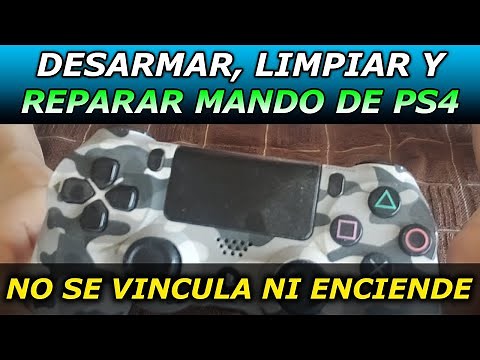 Mi Mando de PS4 NO ENCIENDE, NO CARGA, NO SE CONECTA A LA CONSOLA, NO ANDAN BOTONES O SE MUEVE SÓLO.