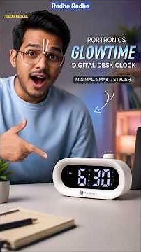 Aesthetic Digital Clock for Desk Setup 😍