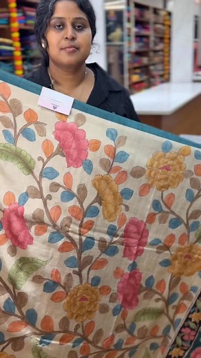 Kalamkari crepe Tussar sarees ❤️😎 | The Silkwalk Studio