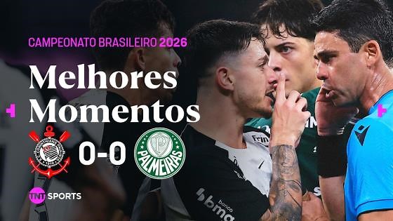 EXPULSÃO POLÊMICA E CONFUSÃO NO DÉRBI! CORINTHIANS 0X0 PALMEIRAS - MELHORES MOMENTOS - BRASILEIRÃO