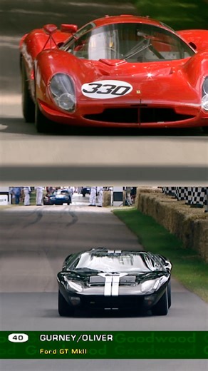 The titanic battle between #Ford and #Ferrari at the 1966 24 Hours of #LeMans was a defining moment in motorsport history and one we can't wait to revisit in 2026. At #FOS and #GoodwoodRevival, all three #Ford MkIIs that crossed the finish line together to claim the American marque's first overall victory at the Circuit de la Sarthe will reunite on Goodwood ground - marking an incredible occasion that every motorsport fan will not want to miss. Head to the link below now to secure your seats. ht